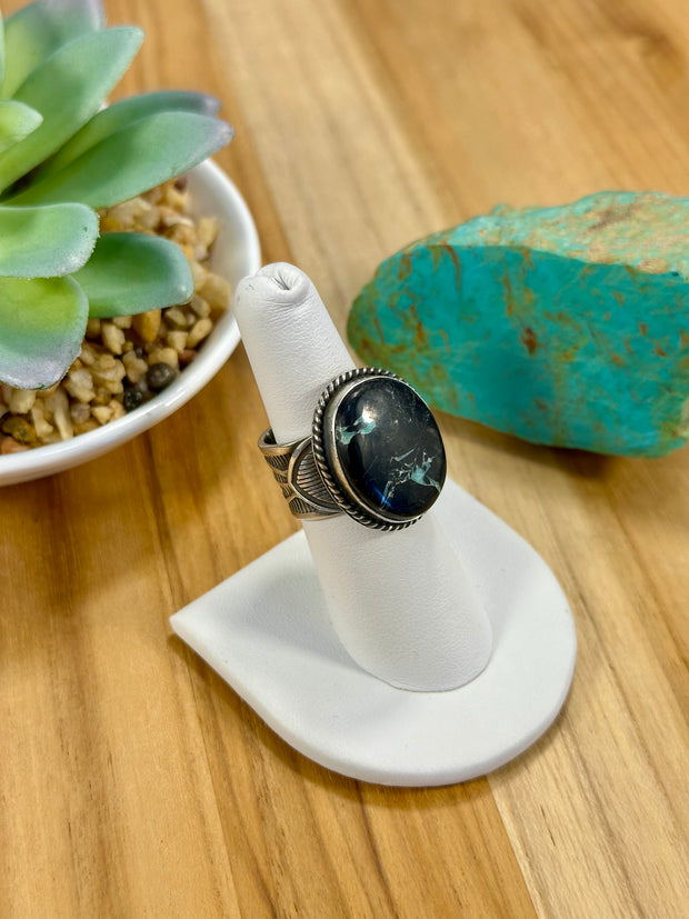 Sunshine Reeves Sterling Black Jack Ring