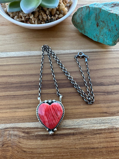 Spiny Heart Necklace