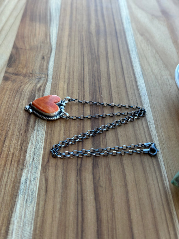 Spiny Heart Necklace