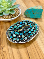 Black Jack & Royston Cluster Belt Buckle