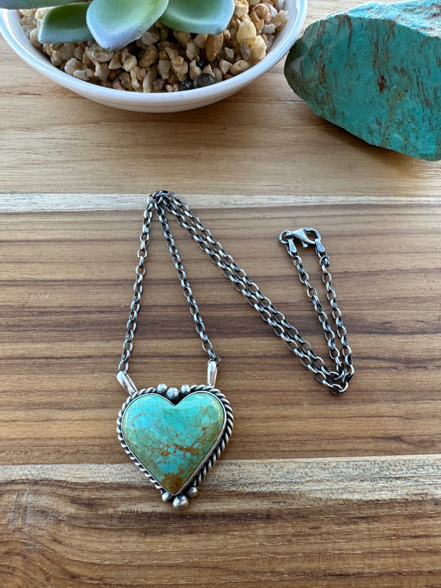 Kingman Heart Necklace