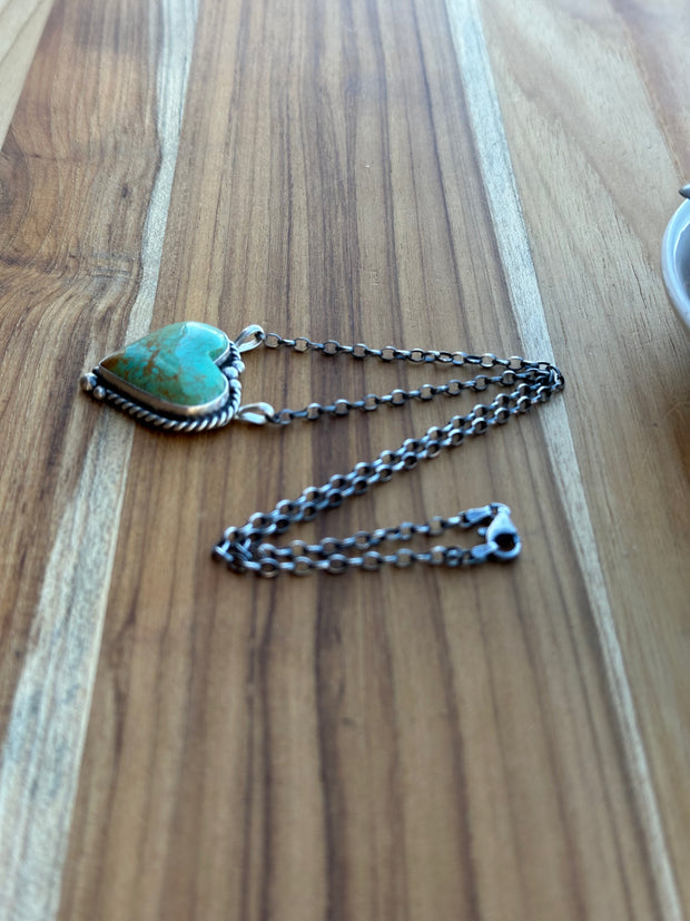 Kingman Heart Necklace