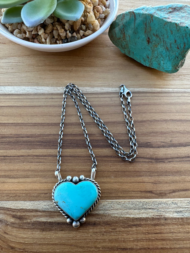 Kingman Heart Necklace