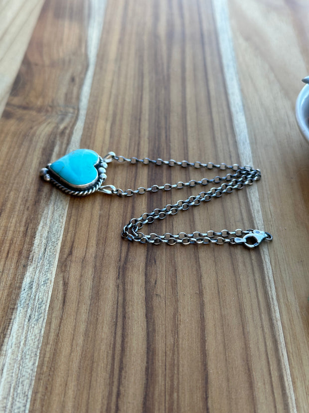 Kingman Heart Necklace