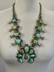 Royston Squash Blossom Necklace & Earrings Set