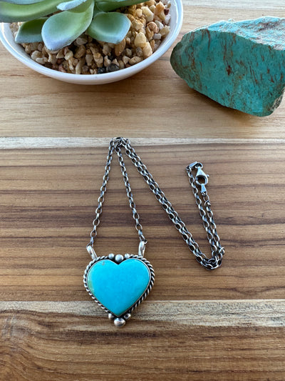 Kingman Heart Necklace