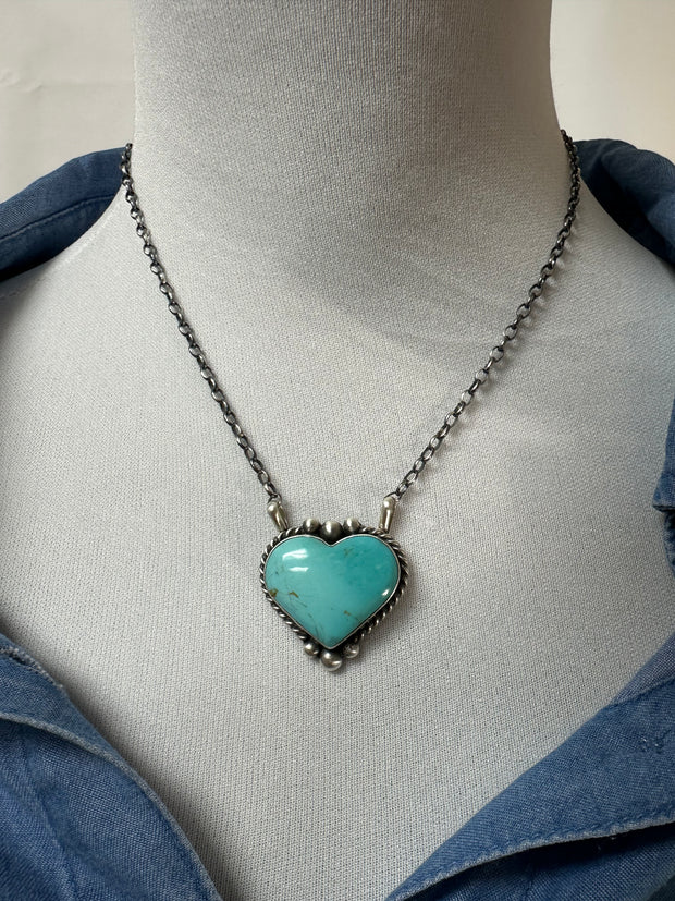 Kingman Heart Necklace