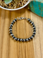 Sterling Pearl Bracelet