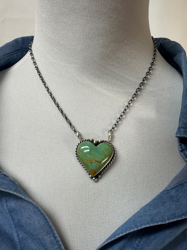 Kingman Heart Necklace