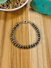 Sterling Pearl Bracelet