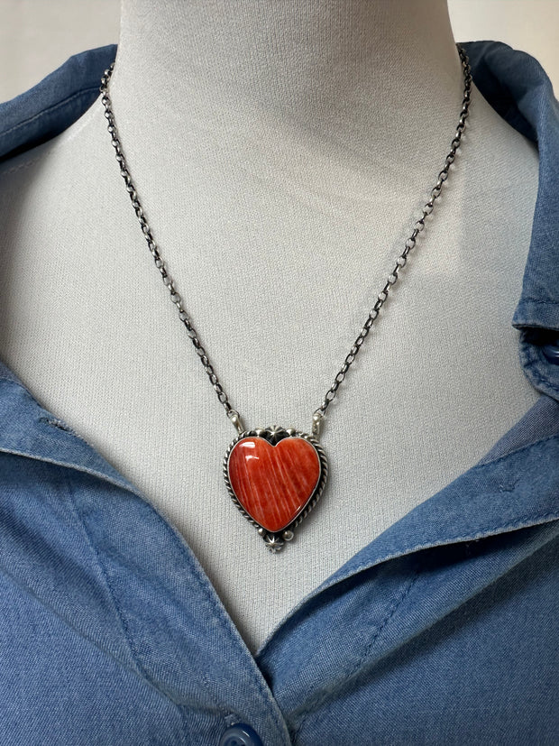 Spiny Heart Necklace