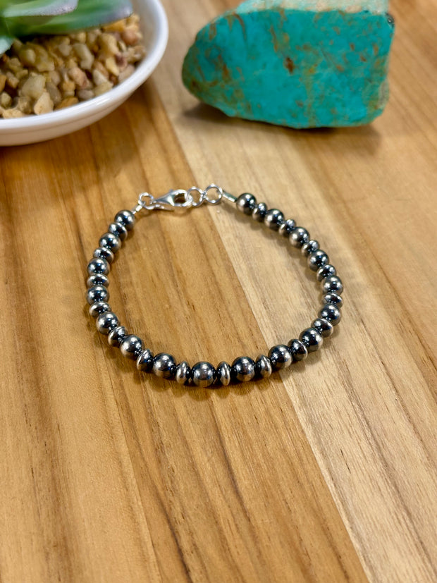 Sterling Pearl Bracelet