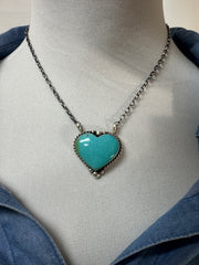 Kingman Heart Necklace