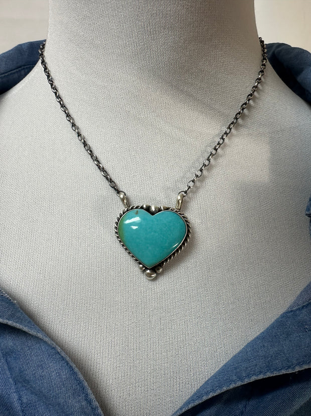 Kingman Heart Necklace