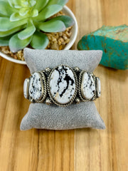 White Buffalo Sterling Cuff