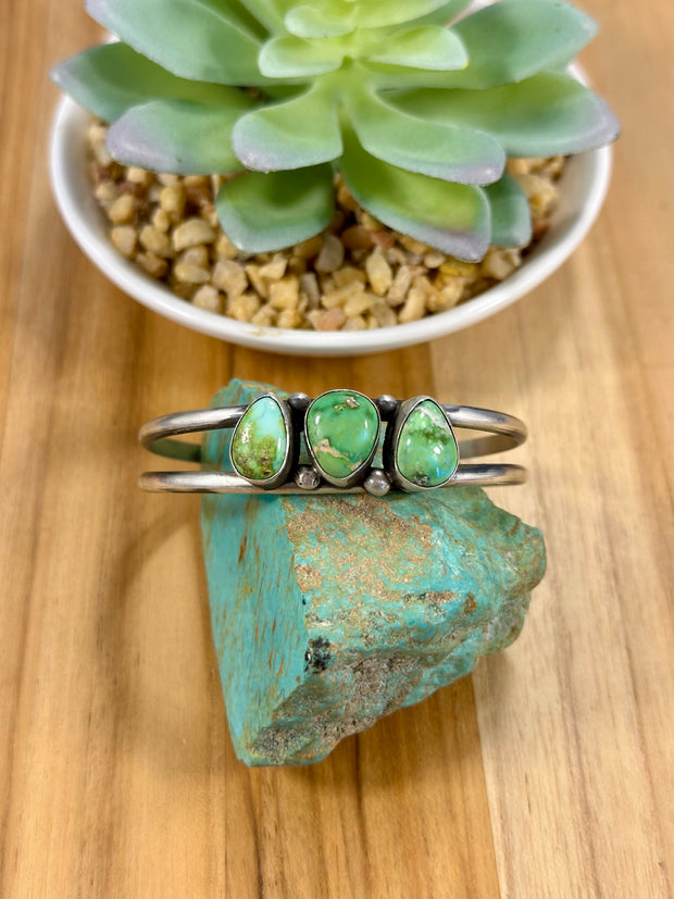 Sonoran Turquoise & Sterling Silver Cuff