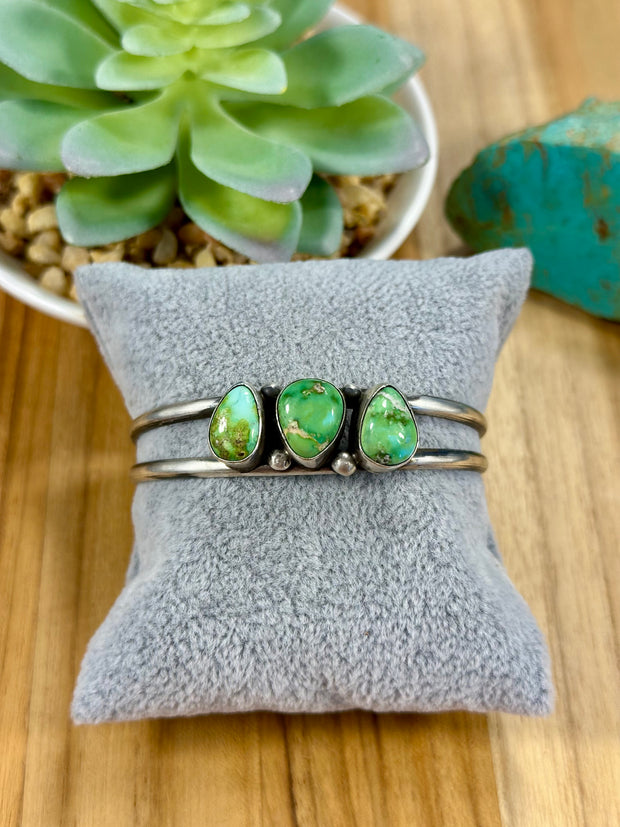 Sonoran Turquoise & Sterling Silver Cuff