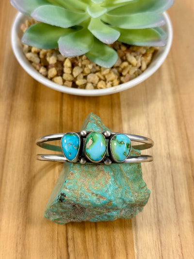 Sonoran Turquoise & Sterling Silver Cuff