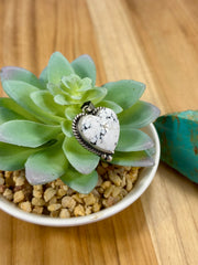 White Buffalo Heart Pendants