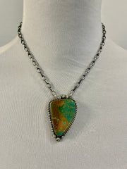 Single Stone Royston Sterling Necklace