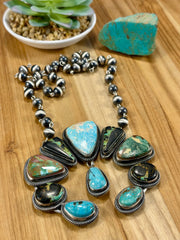 Royston & Black Jack Sterling Pearl Necklace