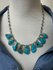 Frederico 9 Stone Necklace