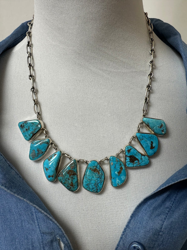 Frederico 9 Stone Necklace