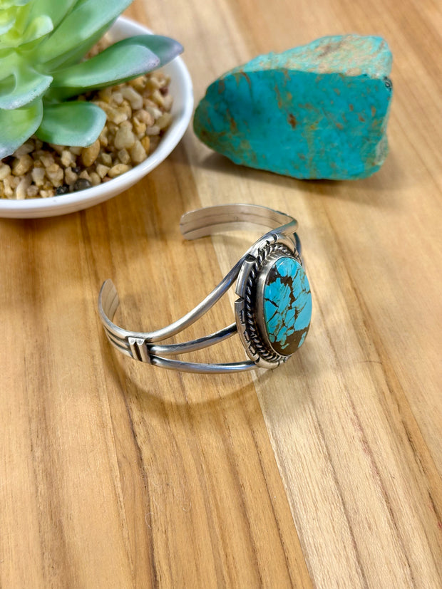 #8 Oval Sterling Silver Cuff