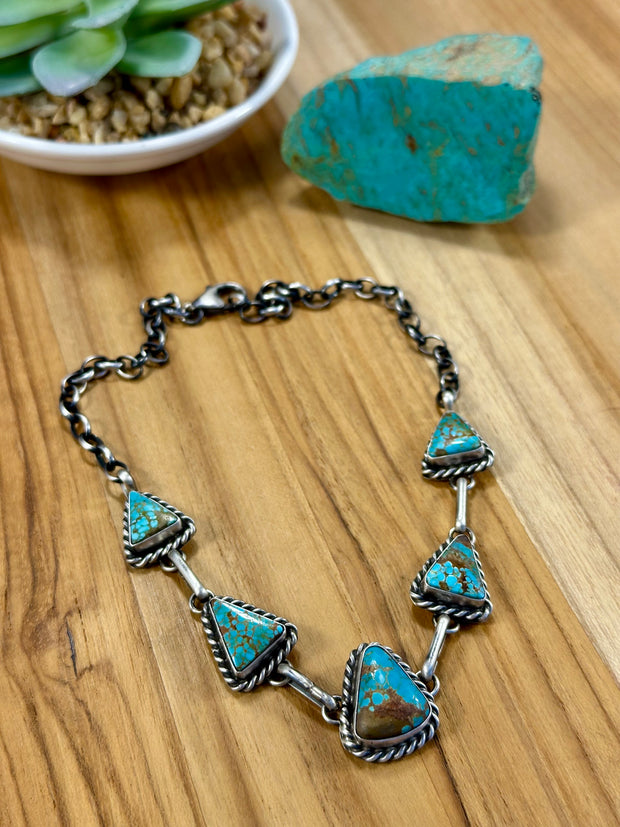 Kingman Turquoise Choker Necklace