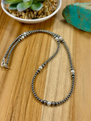 Fresh Water Pearl & Sterling Silver Pearl Necklace