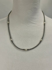 Fresh Water Pearl & Sterling Silver Pearl Necklace