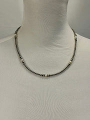 Fresh Water Pearl & Sterling Silver Pearl Necklace