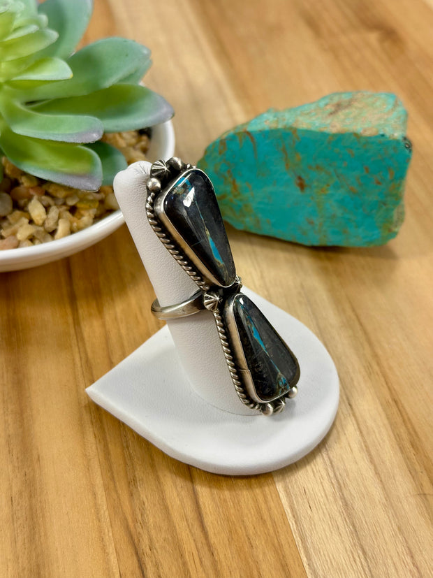 Black Jack 2 Stone Ring