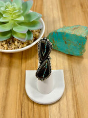 Black Jack 2 Stone Ring