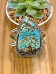 Number 8 Sterling Silver Cuff Bracelet