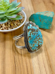 Number 8 Sterling Silver Cuff Bracelet