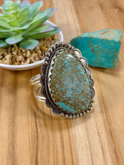 Number 8 Sterling Silver Cuff Bracelet