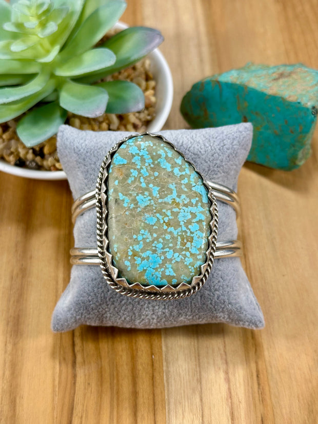 Number 8 Sterling Silver Cuff Bracelet