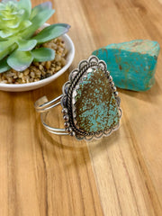 Number 8 Sterling Silver Cuff Bracelet