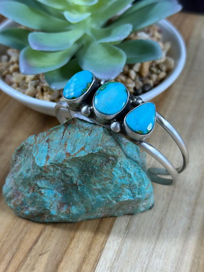 Kingman 3 Stone Cuff