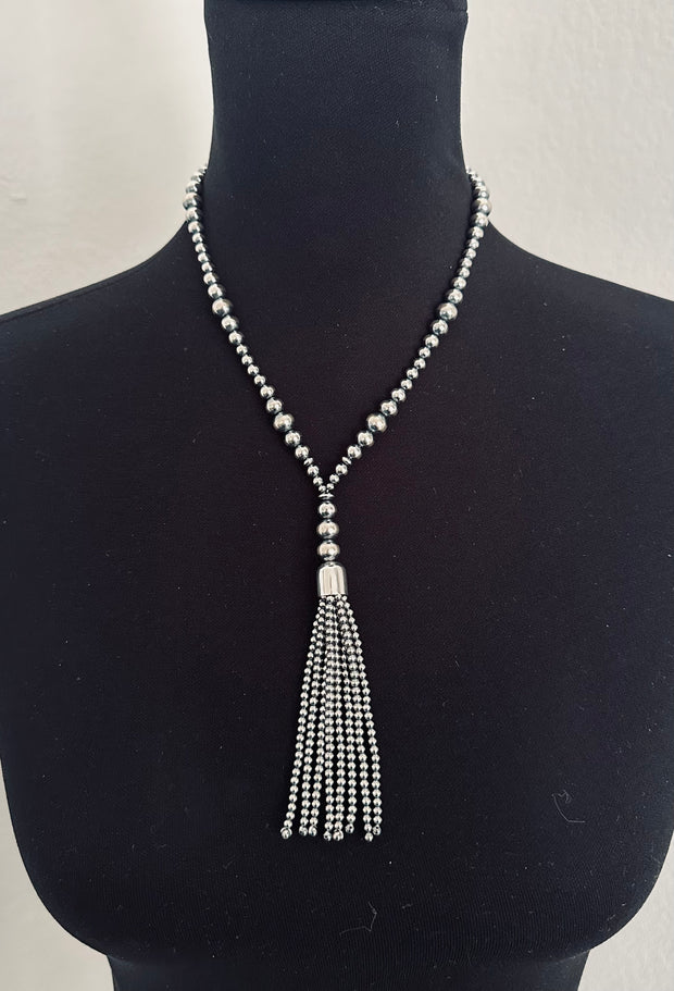 18 inch Navajo Style Pearl Tassel