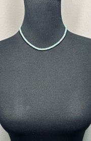 16" Turquoise Heishi Necklace