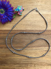 36" Variated "Navajo Style" Sterling Pearls